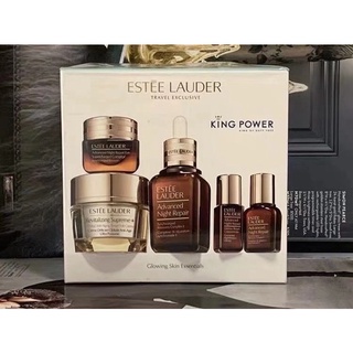 Estee Lauder Glowing Skin Essentials SET ชุดบำรุงผิวเพื่อความกระจ่างใส 5 ชิ้น King power