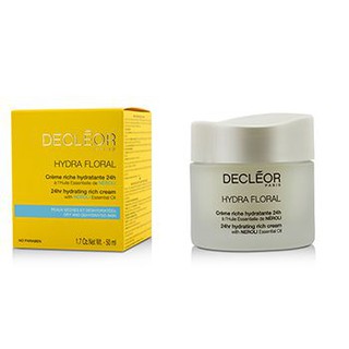 DECLEOR Hydra Floral 24hr Hydrating Rich Cream Size: 50ml/1.69oz