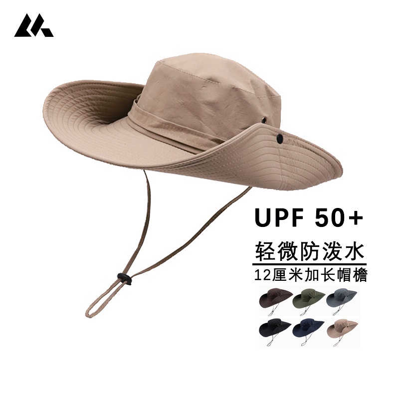 125 บาท หมวกกันแดด ระบายอากาศได้ดี ป้องกันรังสีอัลตราไวโอเลต สไตล์ตะวันตก สําหรับผู้ชาย 2022 Fashion Accessories