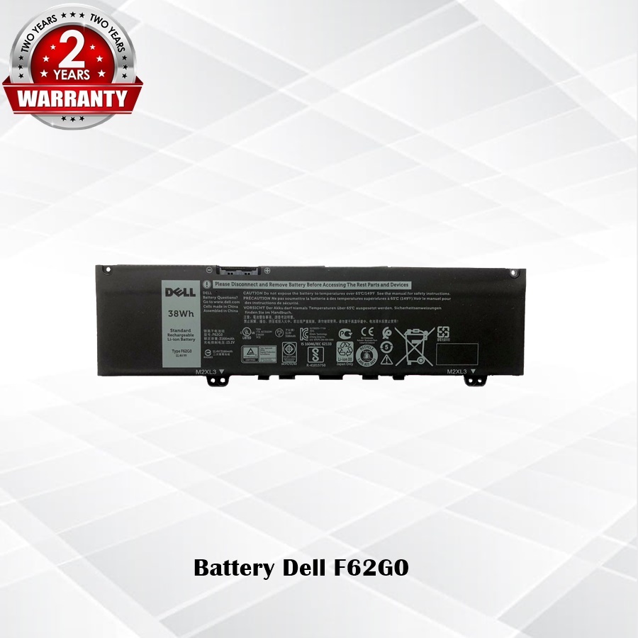 Battery Dell F62G0 / แบตเตอรี่โน๊ตบุ๊ค รุ่น 13 7000 7370 7380 F62GO 39DY5 RPJC3 P83G P87G (แท้) *รับ