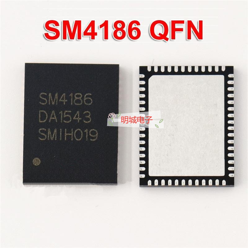 1 ชิ้น SM4186 QFN ชิป LCD Original QFN-56 ทีวีหน้าจอ LCD ที่ใช้กันทั่วไปชิป vulnerable