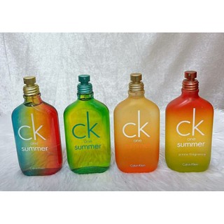 calvin klein Ck one summer EDT 100 ml แท้❌แจ้งกลิ่นก่อนกดนะคะ