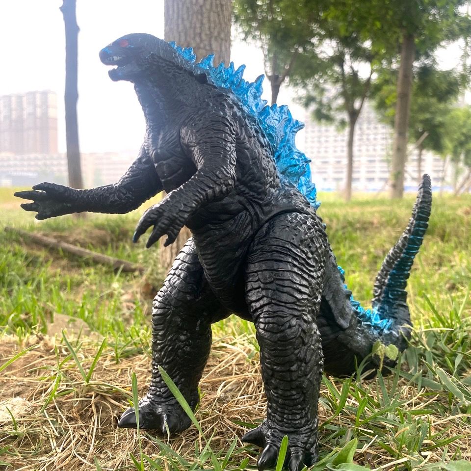 โมเดลฟิกเกอร์ Godzilla King Kong Ghidorah Three headed Dragon Dinosaur Warcraft ของเล่นสําหรับเด็ก