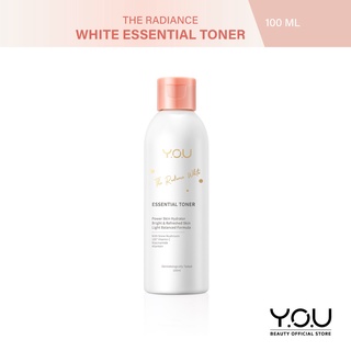 Y.O.U The Radiance White Essential Toner 100 ml โทนเนอร์  เติมความชุ่มชื้นและเตรียมผิวสำหรับขั้นตอนต่อไป