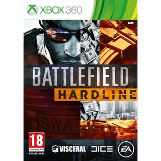 แผ่น XBOX 360 : Battlefield Hardline ( มี 2 แผ่น ) ใช้กับเครื่องที่แปลงระบบ JTAG/RGH