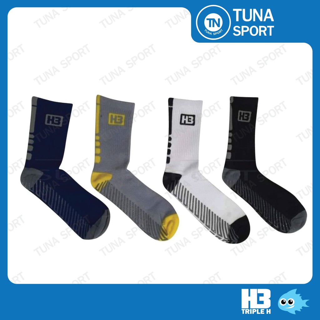 ถุงเท้ากันลื่น H3  สั้น ถุงเท้ากีฬากันลื่น