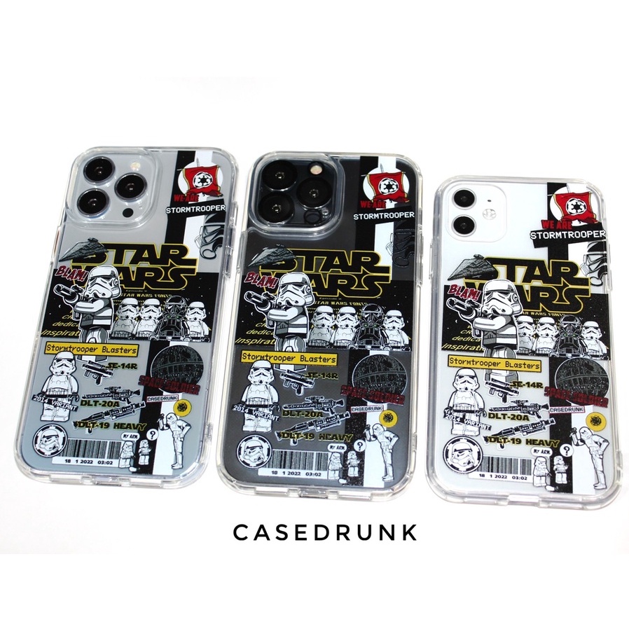 (Hybrid) Impact Case Stormtrooper เคสสำหรับไอโฟน 13Promax 13Pro 13 12Promax 12Pro/12 11Promax 11 XR XS 8Plus