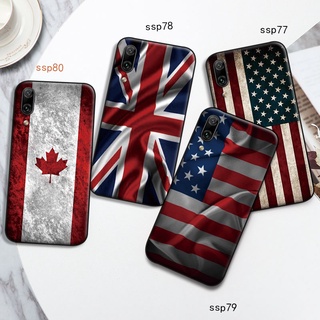 เคสโทรศัพท์มือถือ ลายธงสีแดง สไตล์เรโทร สําหรับ Huawei Nova 2i 2 Lite 4 3i Y6P Y7A Y9A Mate 10 Pro 20 Lite