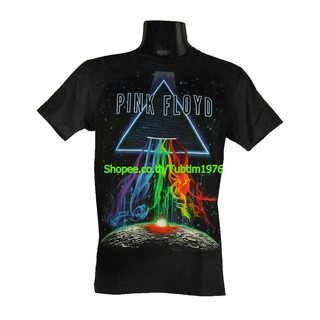 เสื้อยืดผ้าฝ้ายเสื้อวง Pink Floyd เสื้อวงดังๆ วินเทจ เสื้อวินเทจ พิงก์ ฟลอยด์ PFD1699L XL  XXL 3XL