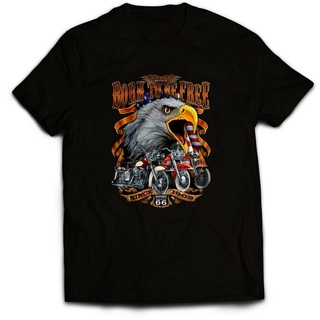 ขายดี!เสื้อยืด พิมพ์ลาย Born To Be Free Biker แฟชั่นผู้ชาย ฮาร์เลย์ยุค 70s ขนาดเล็ก สไตล์วินเทจ 5 414253S-5XL