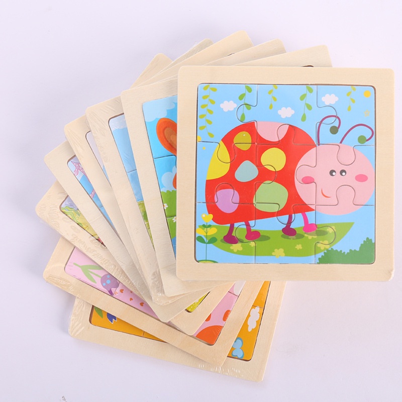 จิ๊กซอว์ไม้ ของเล่นไม้ เสริมพัฒนาการ พร้อมส่ง