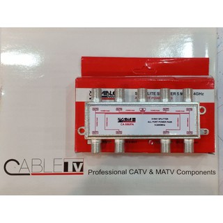 อุปกรณ์แยกสัญญาณ(splitter)8ทางCableเคเบิ้ลสำหรับระบบทีวีจานดาวเทียม