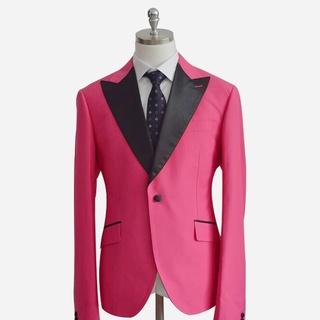 new wedding pink tuxedo pocketmens suit