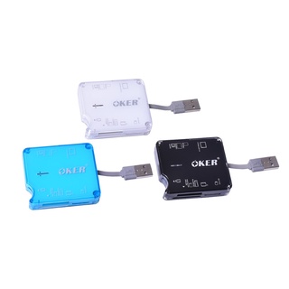 Oker อุปกรณ์อ่านการ์ด All In One USB2.0 รุ่น C-2004 Card reader