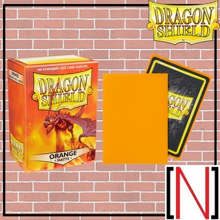 [Sleeve][ซองใส่การ์ด] DragonShield - Matte Orange 100ใบ [MTG][Pokemon][Dragon shield]