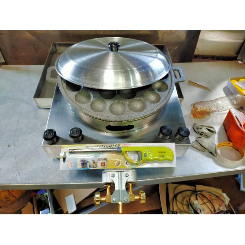 เตาขนมครก ครบชุด เตาเบ้าฝา แถมฟรีสูตรขนมครก