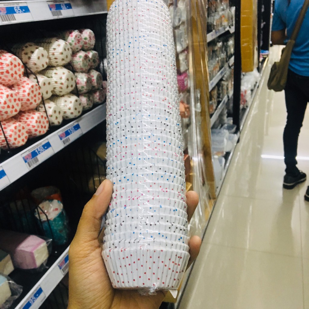 กระทงกระดาษลาย คละลาย ปริมาณ 800 ใบ (3219)