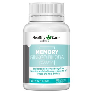 Healthy Care Memory Ginkgo Biloba 2000mg 90 Capsules