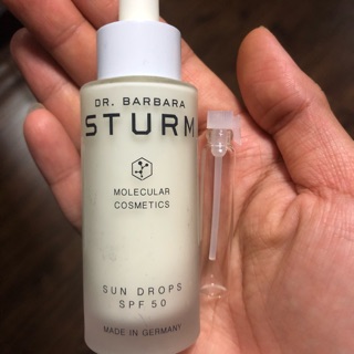 Dr.Barbara sturm sun drop SPF 50 กันแดดได้รับรางวัลยอดเยี่ยม แบ่งขาย 1-2 ML พร้อมส่ง