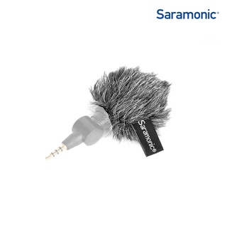 Saramonic XM1-WS(new) เป็น Furry windscreen แบบสวมทับคลุม Foam Windscreens ที่ไมค์ สำหรับ SR-XM1, SmartMic Mini ทุกรุ่น