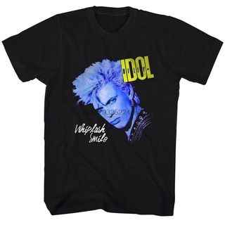 เสื้อผ้าผชเสื้อยืด พิมพ์ลายอัลบั้ม Billy Idol Whiplash Smile สไตล์พังก์ร็อค สําหรับผู้ชายS-5XL