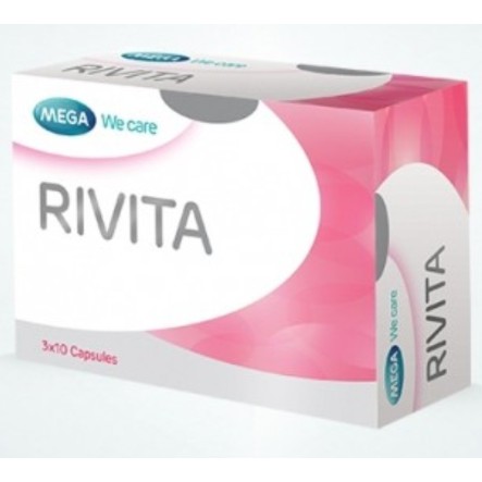 TT Mega We Care Rivita 30แคปซูล(1กล่อง) ริวิต้า สว่างจากภายในสู่ภายนอก