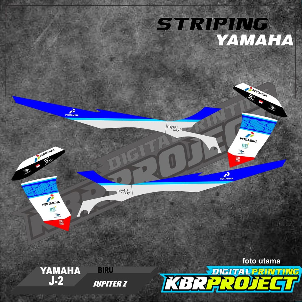 JUPITER Z striping JUPITER Z YAMAHA สติ๊กเกอร์ติดรถมอเตอร์ไซด์ variation Racing J-2 ติด