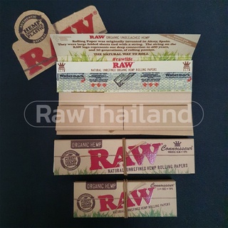 (ของแท้100% ส่งไว)กระดาษ+มีกรogในตัว RAW ORGANIC Connoisseur ขนาด 1 1/4 (79mm) และ Kingsize (110mm)