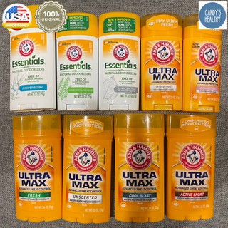 🔥พร้อมส่ง แท้ 100% โฉมใหม่ Arm &amp; Hammer Deodorants ครบทุกแบบ ดีโอสติ๊กระงับกลิ่นกาย โรลออนระงับกลิ่นกาย แบบสติ๊ก