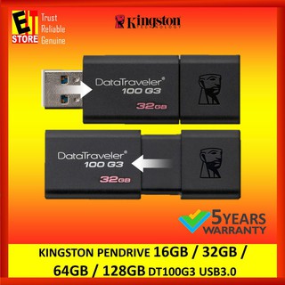 Kingston PENDRIVE 16 GB / 32 GB / 64GB / 128 GB ( DT 100g )