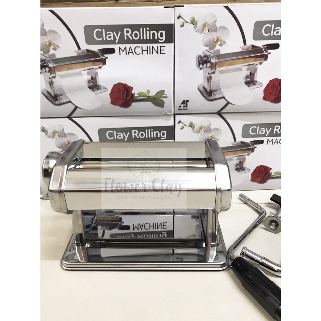 เครื่องรีดดิน Clay rolling machine (Pasta machine)
