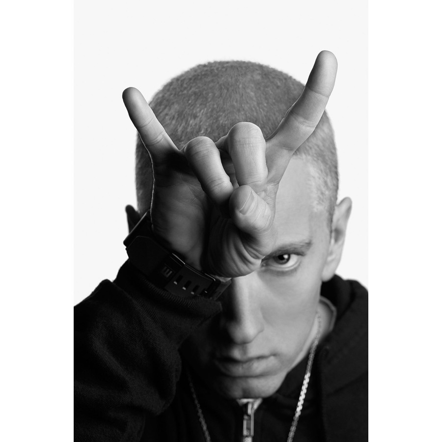 Eminem โปสเตอร์ Poster วอลเปเปอร์ ตกแต่งผนัง วงดนตรี  Hiphop ฮิปฮอป