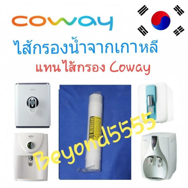 ไส้กรองน้ำ RO Membrane สำหรับ Coway P-5200L/P-300R/P-03CR/CHP-08AR/CHP-18AR/CP-01CR/CHP-01AL/CHP-01BR/CHP-264L - รูปที่ 1