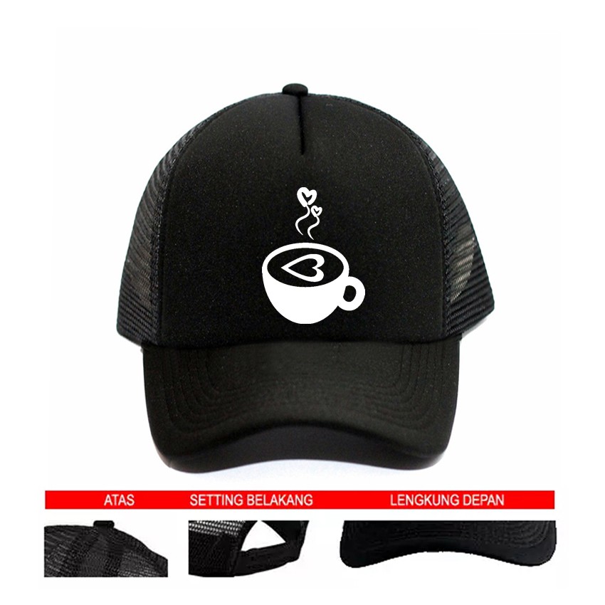 STORE JAYA Coffee Lover Trucker Hat - พรีเมี่ยม / storecuan92