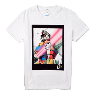 เสื้อยืด กันดั้ม เสื้อยืดลายการ์ตูนลิขสิทธิ์ Gundam T-shirt No.002
