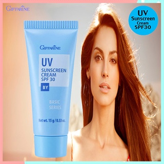 Sale🔥ครีมกันแดดGiffarineSPF30ปกป้องรังสีUVA,UVBผิวขาวเนียน/1หลอด/รหัส10101/15กรัม🌺EngR