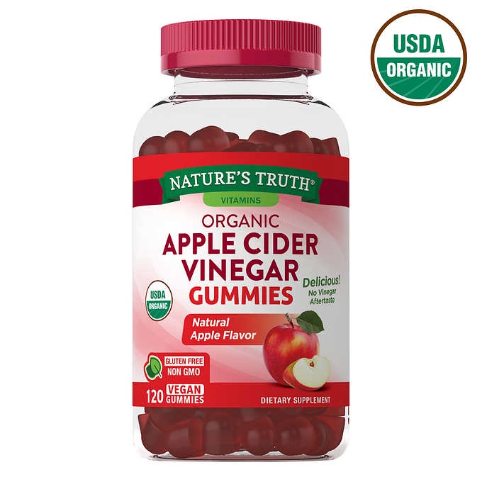 Nature’s truth Apple cider Vinegar Organic มีแบบ75เม็ดและ120เม็ดนะคะ