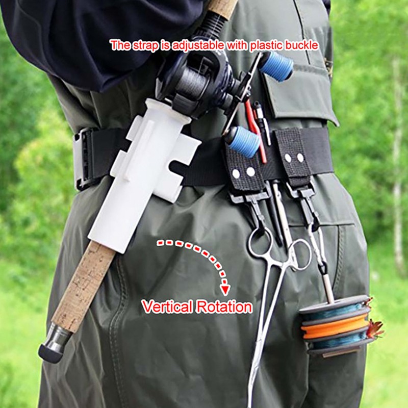 Fishing Tackle Waist Gimbal Fishing Belt Rod Holder Adjustable Stand Up ...
