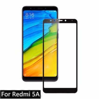 [ส่งจากไทย] ฟิล์มกระจก เต็มจอ กาวเต็มขอบดำ ขอบสีขาว Xiaomi Redmi 5A คุณภาพดี ติดง่าย