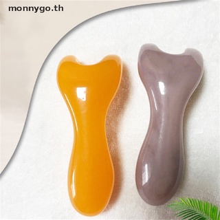 【monnygo】หินควอตซ์ธรรมชาติ สําหรับนวดใบหน้า คอ ร่างกาย