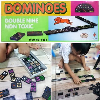 โดมิโน่ Domino เกมส์โดมิโน่ ของเล่นเสริมทักษะโดมิโน เกมส์โดมิโน่ Dominoes กล่อง Size S/M/L ต่อจับคู่แต้มเลข เสริมทักษ...