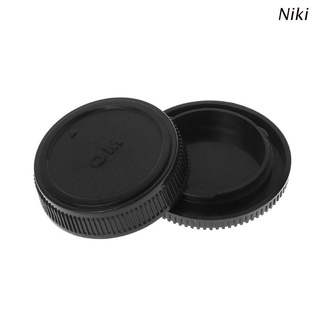 Niki Rear Lens Body Cap Camera Cover Anti-dust Mount Protection Plastic Black for Olympus OM