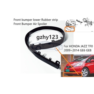 สปอยเลอร์ยางกันชนหน้า ด้านล่าง สําหรับ HONDA JAZZ TF0 2009~2014 GE6 GE8 OEM:71110-TF0-000