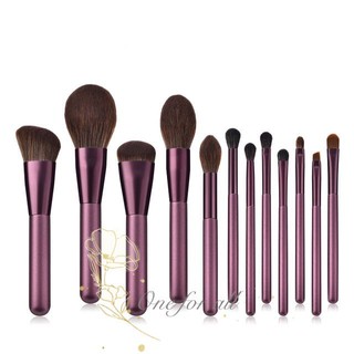 แปรงแต่งหน้า H16 brush set เซต12ชิ้น  แปรงปัดแก้ม แปรงไฮไลท์ แปลงแต่งหน้า Make up brush fancy (สีแปรงคลาสสิค