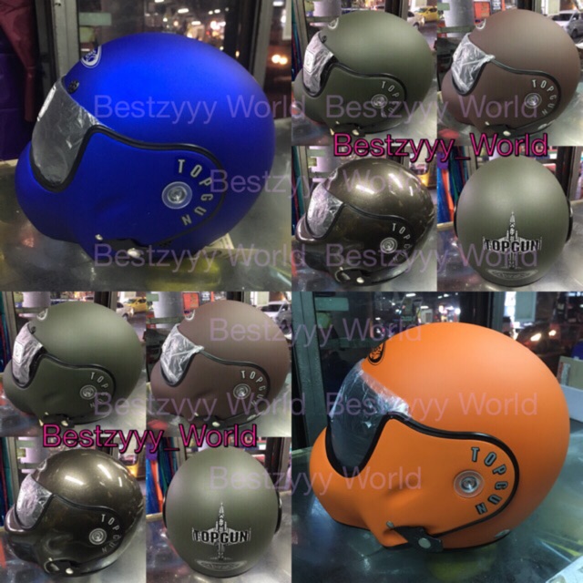 หมวกกันน็อคเต็มใบ ยกคางได้ TopGun2022 หรือสั่งอุปกรณ์เสริม