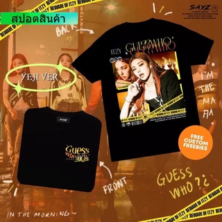 เสื้อยืดลําลอง แขนสั้น พิมพ์ลายอัลบั้ม ITZY All member Guess Who midzy mafia in the Night สําหรับผู้ชาย เสื้อยืดแขนสั้น