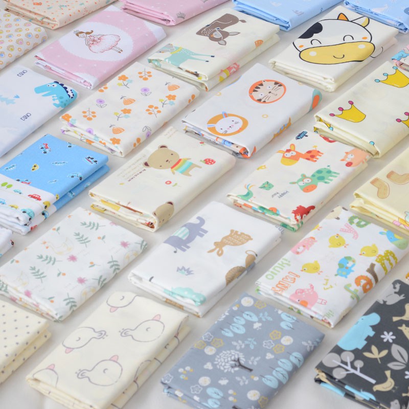 ผ้าฝ้าย 100% การ์ตูน Twall ผ้าสําหรับ Quilting, เด็ก Patchwork ผ้า, DIY เย็บไขมันวัสดุ kain สําหรับเด็กเด็ก 160*100 ซม.