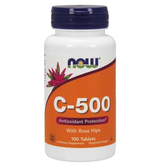 🇺🇸 Exp 04/23 วิตามิน ซี C 500 with Rose hip  Now Vitamin  สินค้าจากเมกา พร้อมส่ง