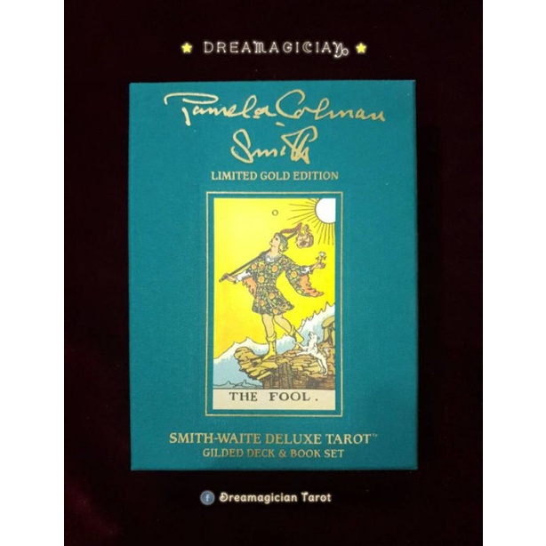 ไพ่ไรเดอร์เวทชุดลิมิเต็ดขอบทอง Pamela Colman Smith Limited Gold Edition ไพ่ยิปซีแท้ลดราคา ไพ่ทาโร่ต์
