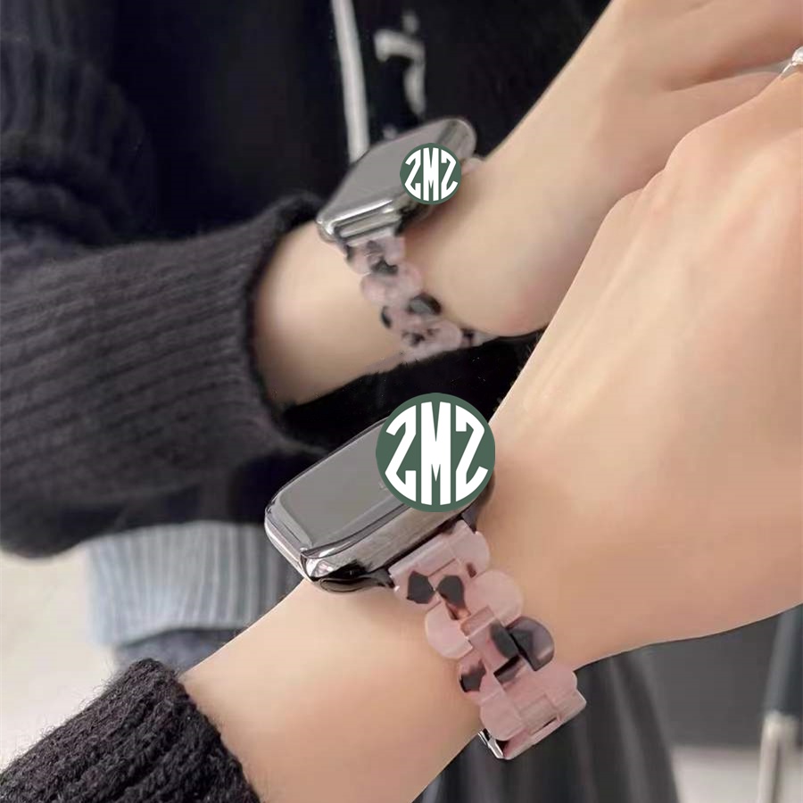 พร้อมส่ง สายนาฬิกา เส้นเล็กเรซิ่นหินอ่อน Smartwatch 7 6 SE 5 4 3 ขนาด 38/40/41mm 42/44/45mm